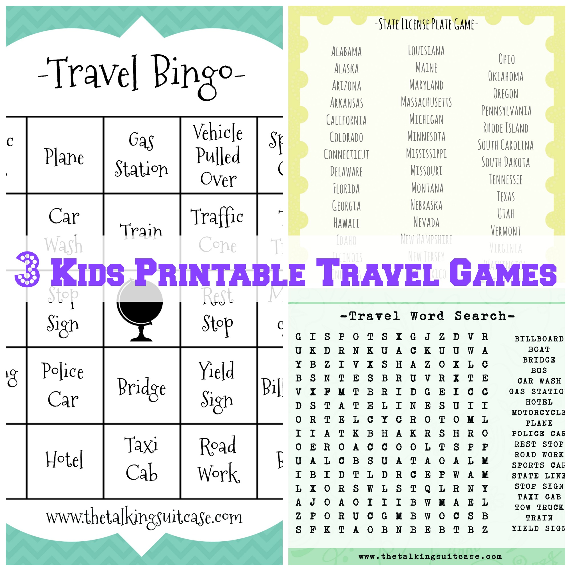 free printable travel games