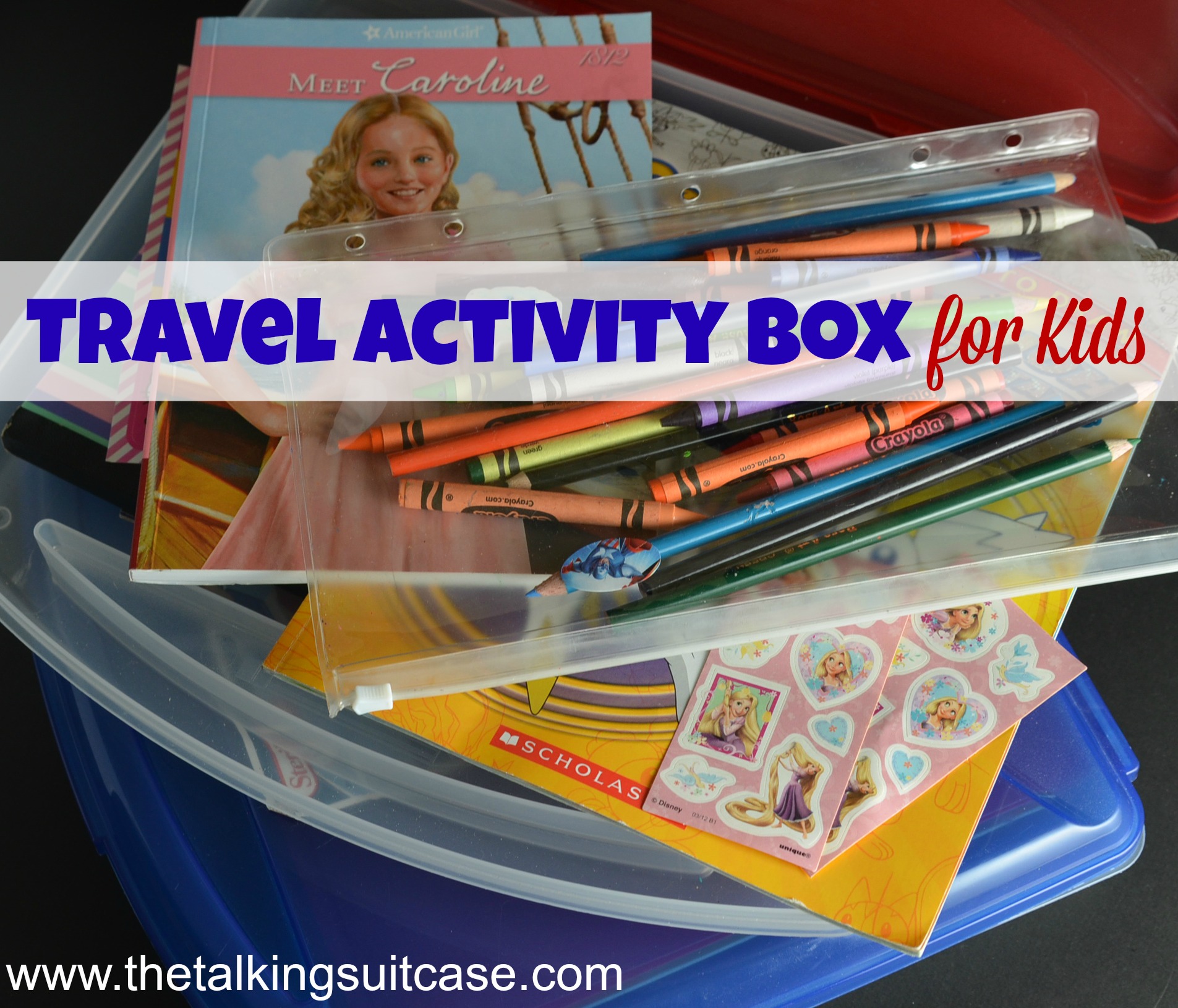 DIY Kids Travel Activity Box 