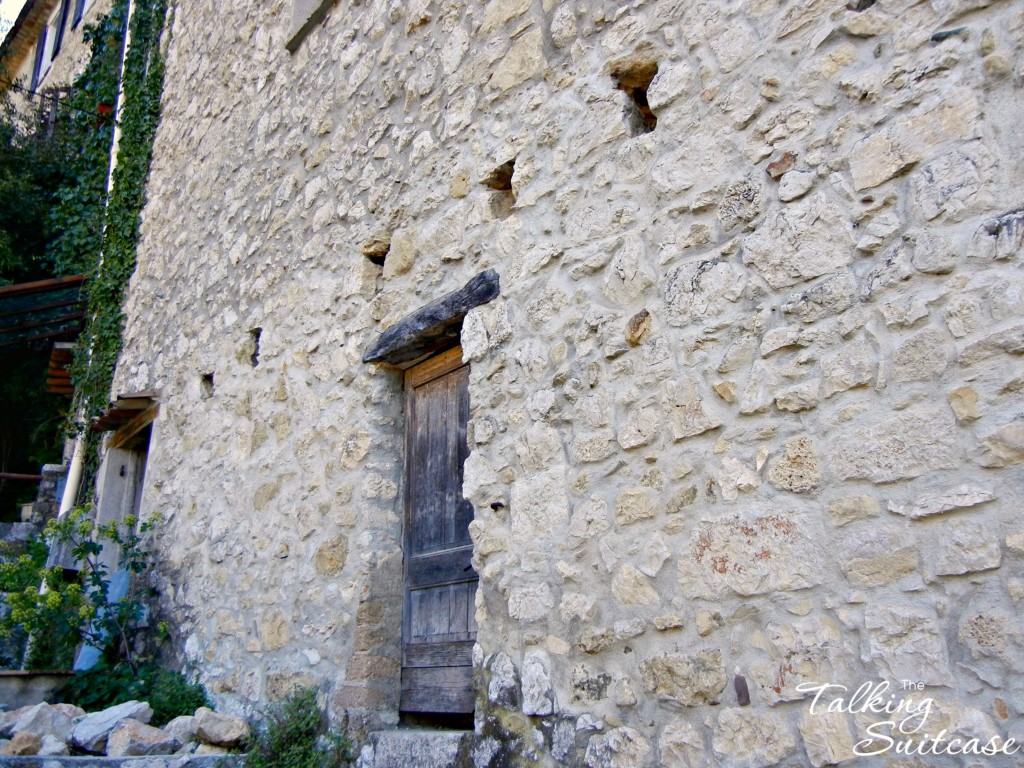 Outer wall of the village