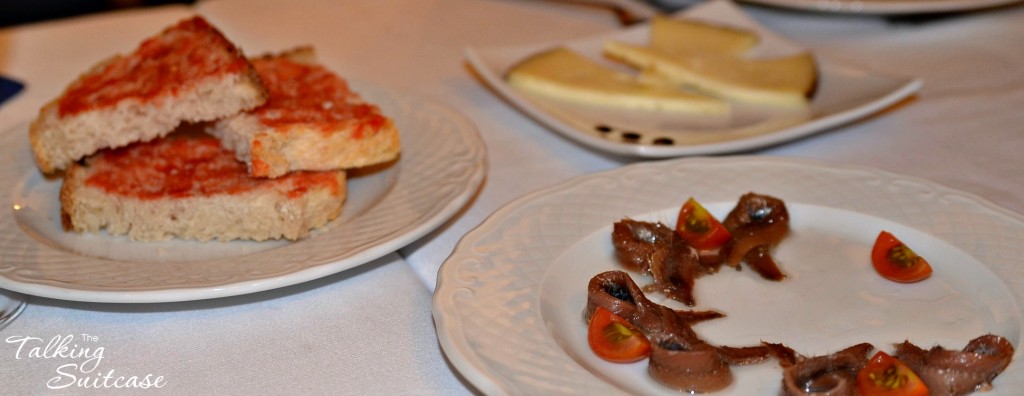 Appetizers at Camping Les Medes