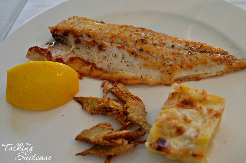 Fish fillet at Restaurant Guillero