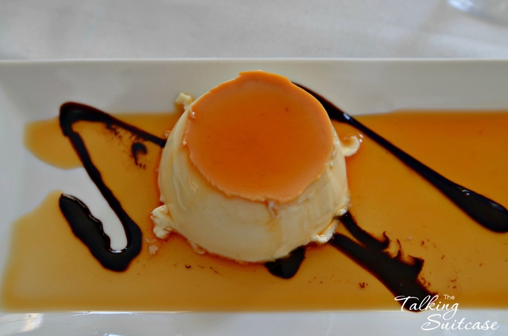 Flan at Restaurant Guillero