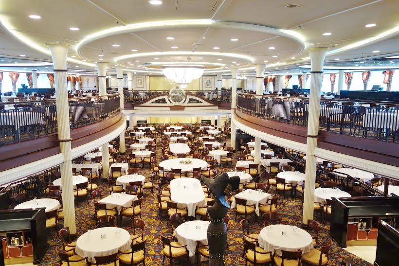 Most cruise ships offer alternative venues besides the main dining room.