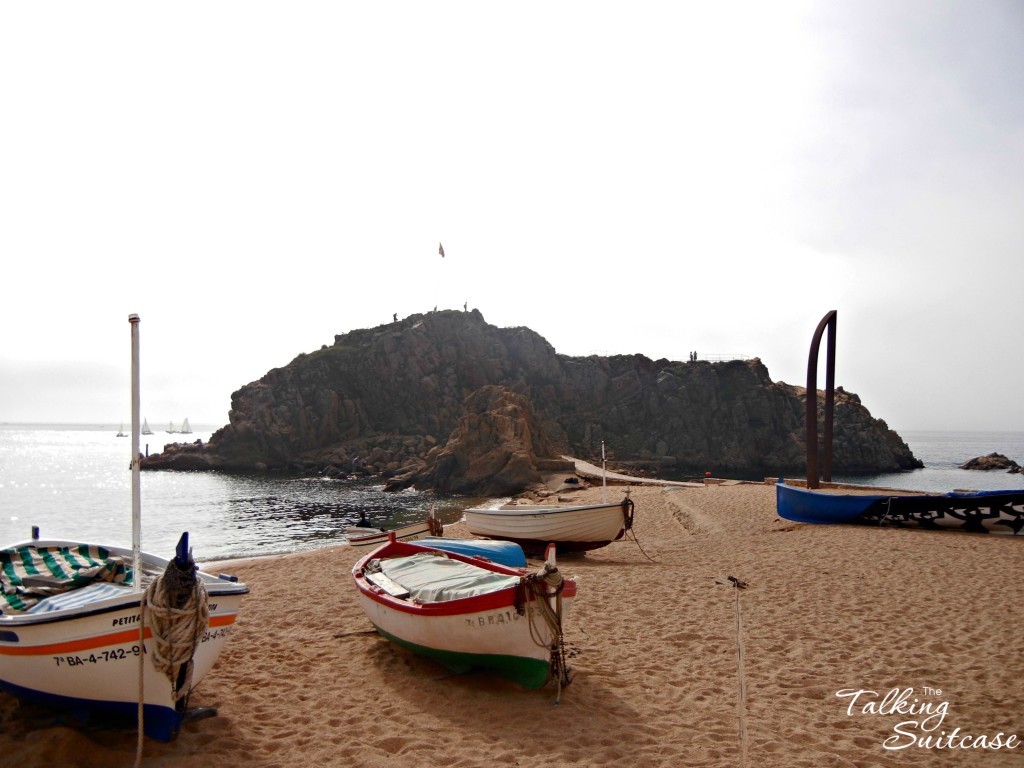 Sapalomera rock in Blanes, Spain