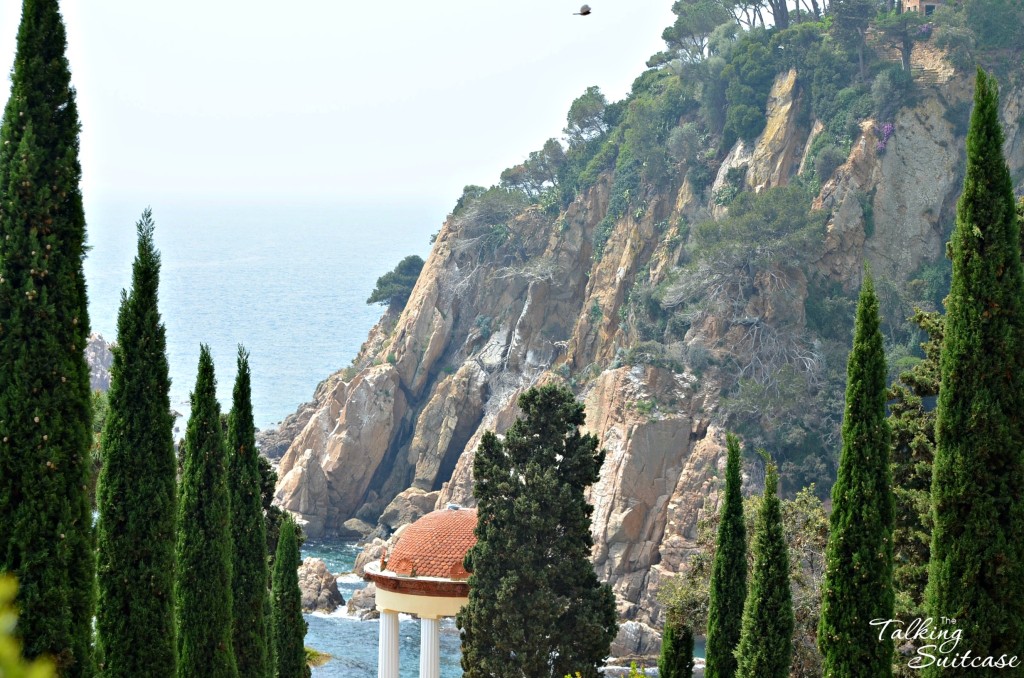 View of Meditteranean from Marimurtra Botanical Garden