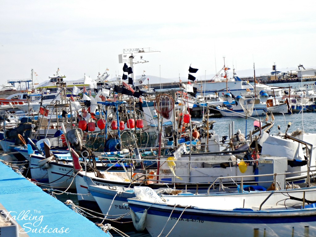 Boats at the Fish Auction in Roses Spain