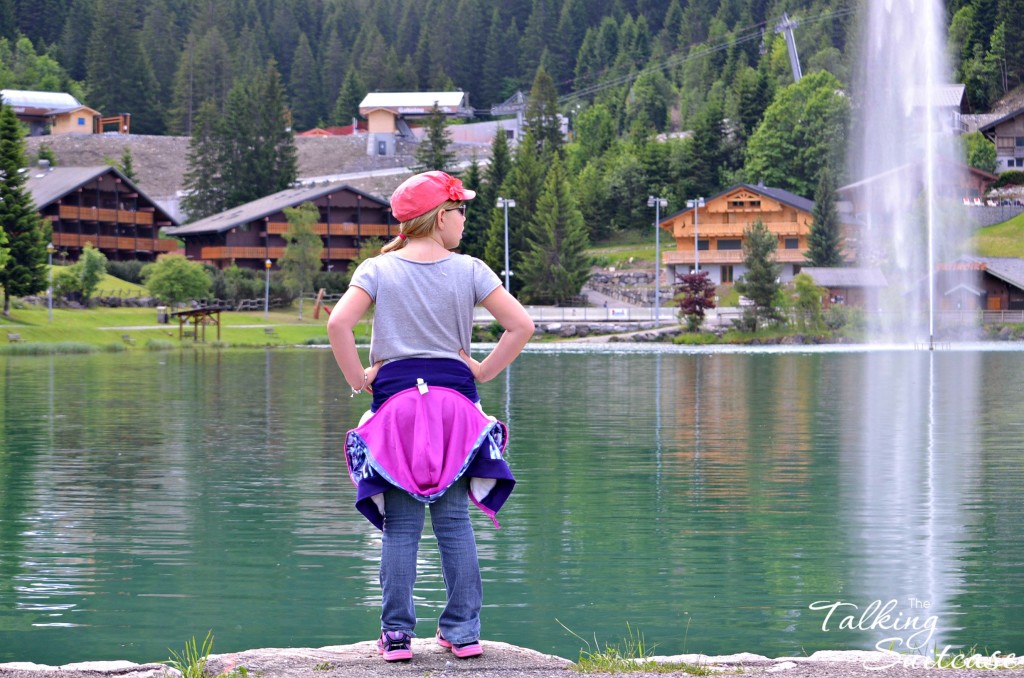 Enjoying the view of Lac de Vonnes in Châtel