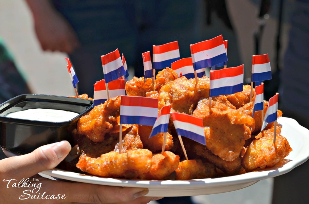 Fried fish at Meer Dan Vis in Amsterdam