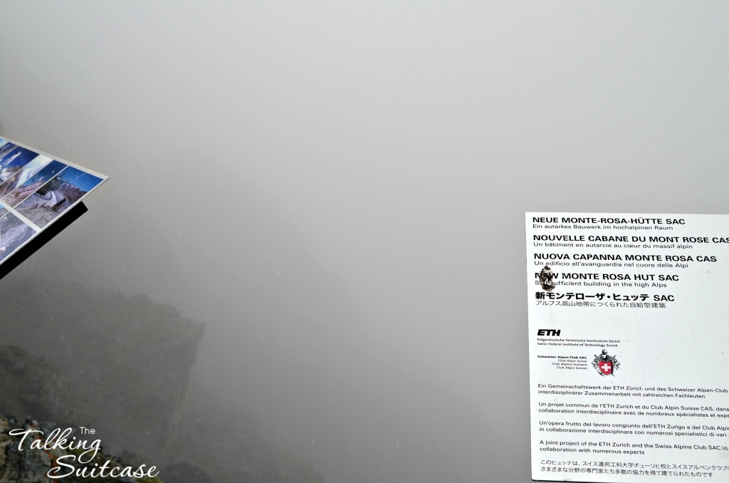 Limited visibility at Gornergrat.  Where is the Matterhorn?
