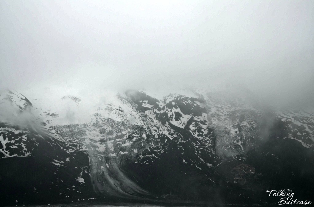 Snow clouds blocking our mountain views in Gornergrat.