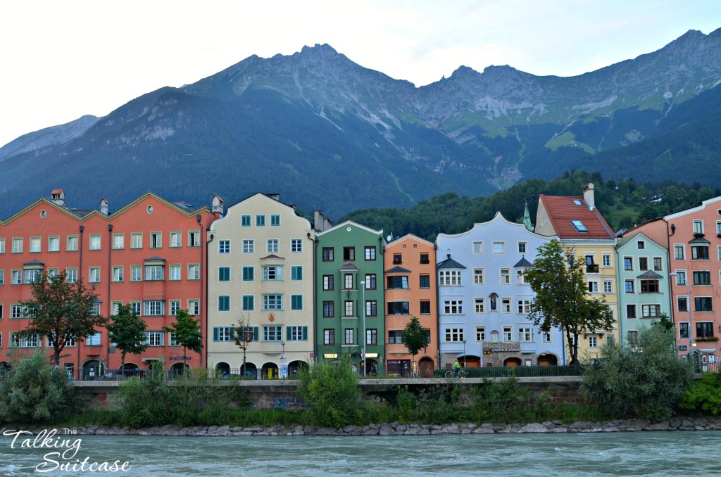 Beautiful row homes located in the historical Mariahilf District (Mariahilfstrasse) along the Inn River