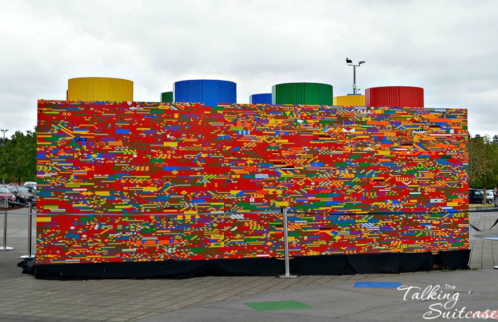 Huge Lego Brick at the LEGOLAND Germany entrance