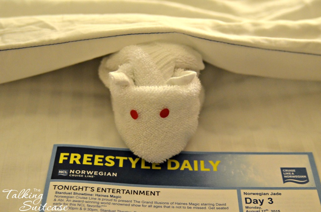 Towel Animal on NCL Jade