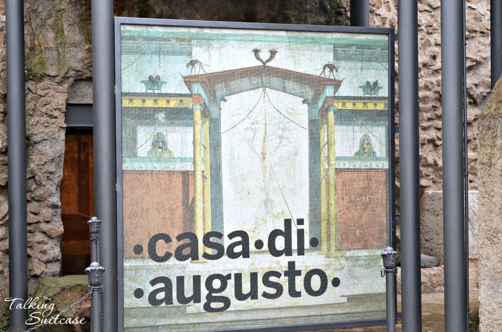 Casa di Augusto sign