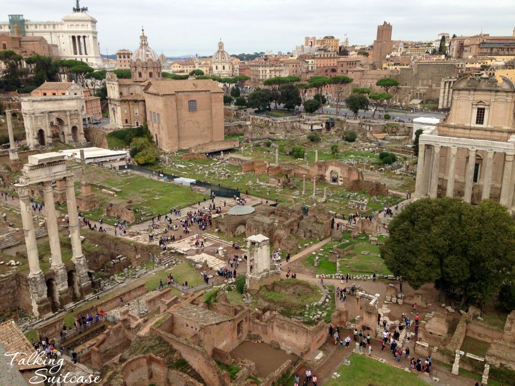 View over Roman Forum