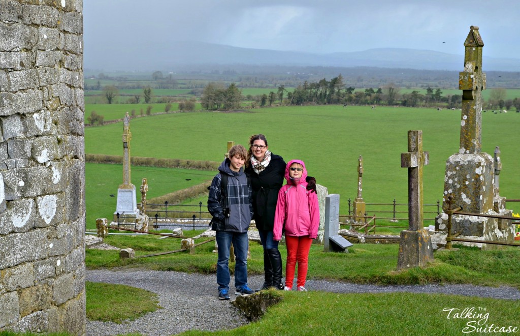 Picture on ground of St. Patrick's Rock