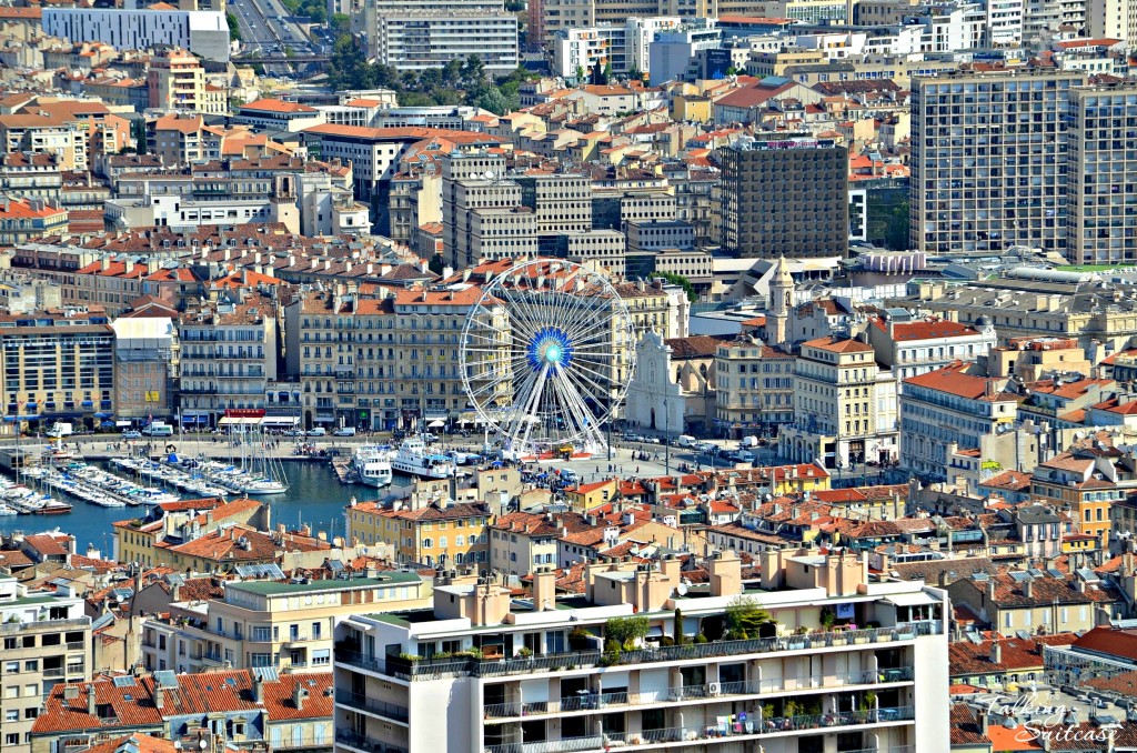 Old Port of Marseille with Ferris Wheel