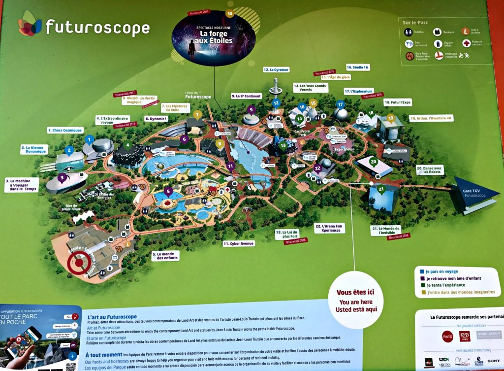 Futuroscope Map