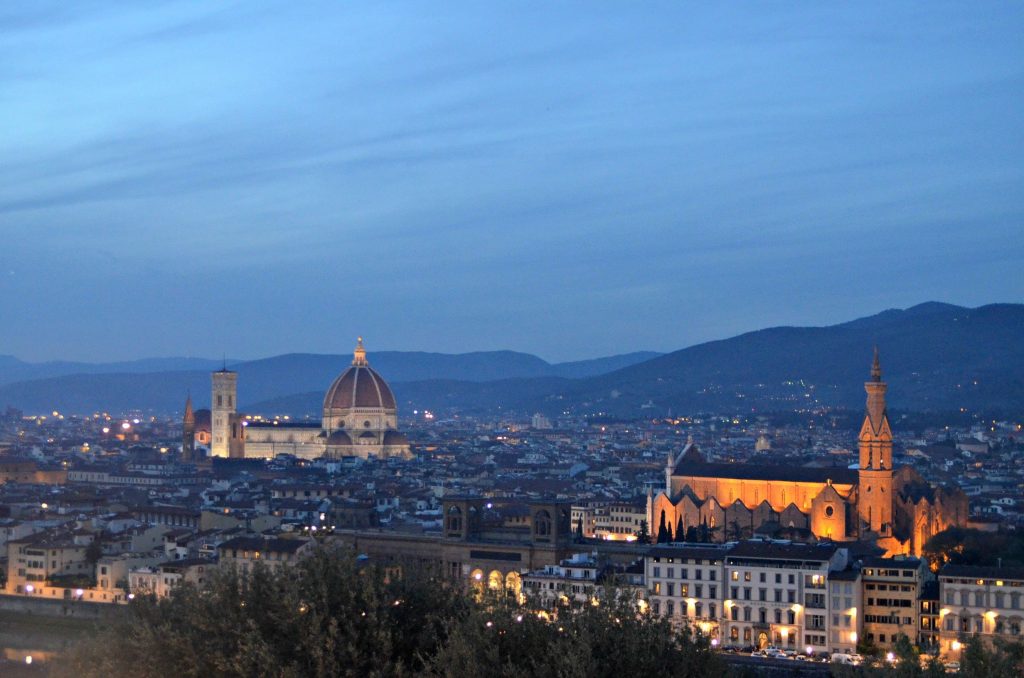 At night Florence, Italy Holiday