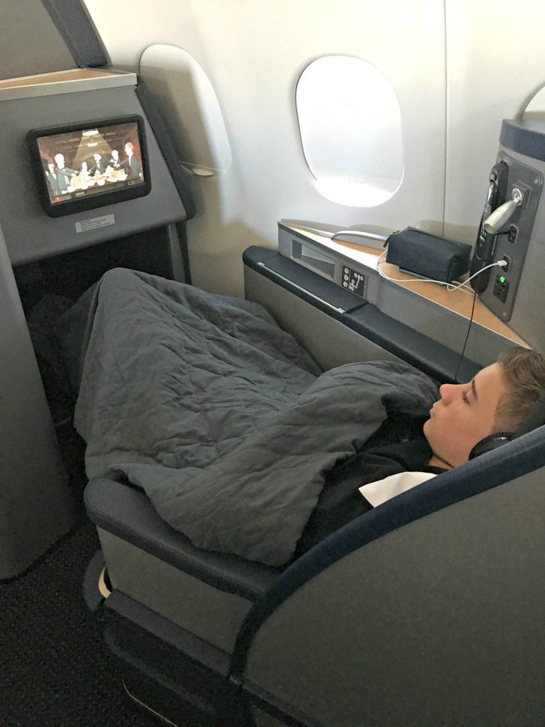 American Airline Business Class Review with Kids