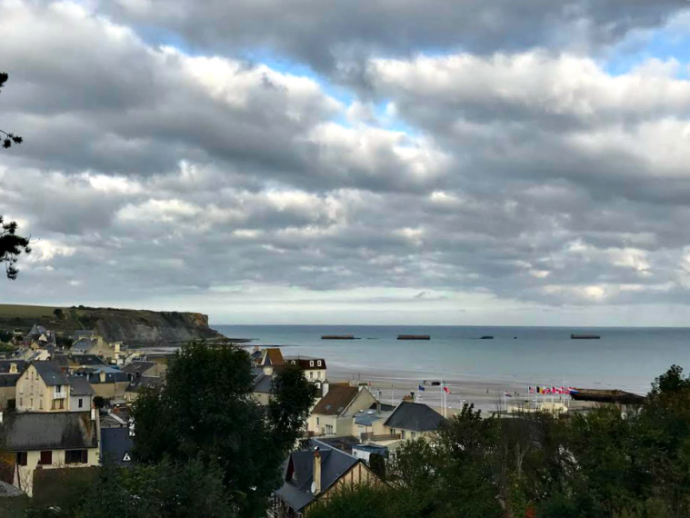 View from Arromanches 360° northern france tourist destinations